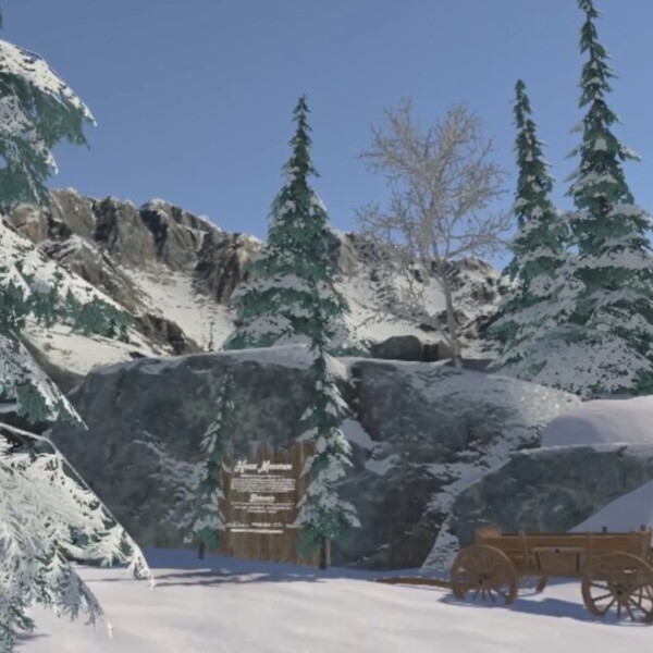 Sledding Down the Horse Mountain | VRChat Winter World